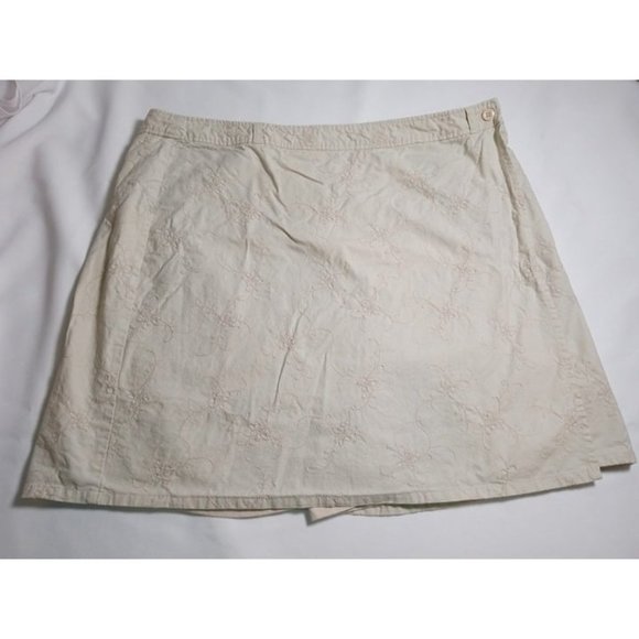 Classic‎ Elements Woman Size 20 Wide Beige Skort - PILLING - Picture 1 of 6